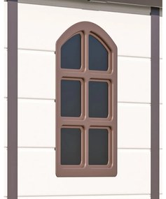 Záhradný domček G21 Boston 670 - 241 x 278 cm, plastový, béžový 6390073