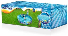 Detský bazén s pevnou stenou Bestway Sea 244x46 cm