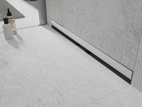 Mexen Flat nerezový sprchový žľab na stenu 60 cm vzor WALL, 1030060