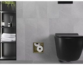 Mexen X-Wall-B, zabudovaný zásobník na toaletný papier, zlatá lesklá, 1955