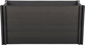 Vyvýšený záhon G21 Crop 143 x 68 x 80, WPC, eben, 80 cm