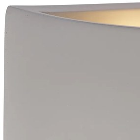 Priemyselná nástenná lampa sivá betón - Creil