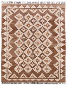 Diamond Carpets koberce Ručne viazaný kusový koberec M. Kelim DE 2262 Brown Mix - 160x230 cm