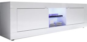 Televízny stolík NERILA biely