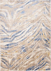 TA Koberec G525M BIELA/TMAVOMODRÁ ASTHANE Rozmer: 80x150 cm