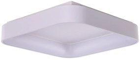 Moderné LED stropné svietidlo Solvent S 60 biele s diaľkovým ovládačom