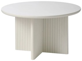 Svetlosivý okrúhly konferenčný stolík ø 80 cm Palma – Unique Furniture
