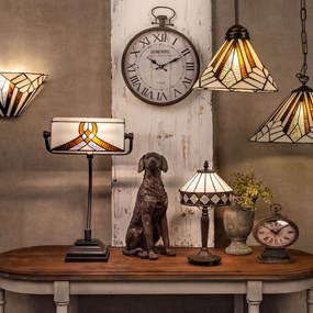 Stropné svietidlo Tiffany Shields - Ø 40 * 28 cm E14 / max. 2x40 Watt