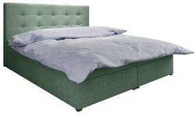 Manželská posteľ  Boxspring 140 cm Fade 1 (mätová) (s matracom a úložným priestorom). Akcia -19%. Vlastná spoľahlivá doprava až k Vám domov. 1046471