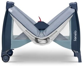 Lionelo - Cestovná postieľka SVEN PLUS modrá