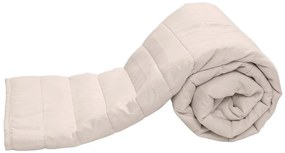 Letný paplón prešívaný 140x200 cm s obliečkou na vankúš SUMMER 45x75 cm, béžový