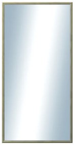 DANTIK - Zrkadlo v rámu, rozmer s rámom 60x120 cm z lišty Y-ka žltá linka (3127)
