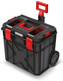 Kufor s kolieskami A, 51 cm, organizér, čierna