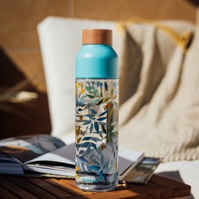 Plastová fľaša Ice Watercolor Leaves 840 ml