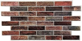 Obkladové panely 3D PVC 0051, rozmer 960 x 485 mm, tehla originál, IMPOL TRADE
