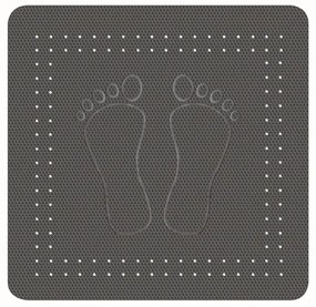 Protiskluzová podložka do vany Kleine Wolke Foot břidlicová 55x55 cm 4388905002