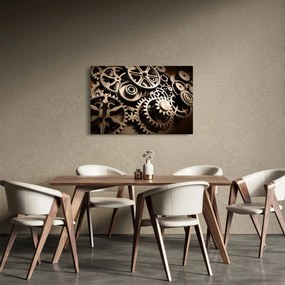 Obraz - Hodinové súčiastky (90x60 cm)