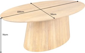Oválny jedálenský stôl Movement 220 cm mango