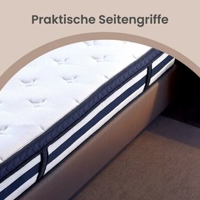 7-zónový matrac s gélovou pamäťovou penou RMZB35238Q101 výška 25 cm