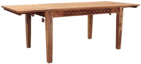 furniture-nabytek.cz - Rozkladací jedálenský stôl pre 6 osôb až 10 osôb z palisandra 140/220x90