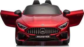 LEAN CARS Mercedes AMG SL63 Červený lakovaný batériový automobil