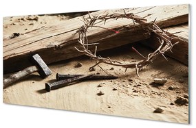 Obraz plexi Kríža pre tŕne kladivo 125x50 cm
