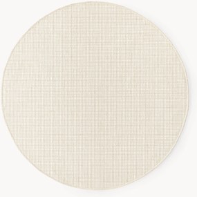 Okrúhly ručne tkaný vlnený koberec Amaro