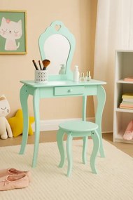 Detský toaletný stolík FAIRY DREAM mätový PHO3549