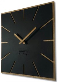 Brilantné nástenné hodiny pre moderný interiér 40 cm