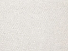 Čalúnená leňoška ľavostranná krémová biela RIOM Beliani