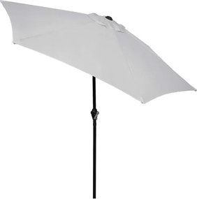 SPRINGOS Skladací záhradný slnečník 260 cm – sivý GU0022