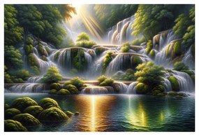 Obraz vodopád v tropickom lese
