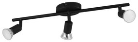 Eglo 32431 - LED Bodové svietidlo BUZZ-LED 3xGU10/2,8W/230V 3000K čierna