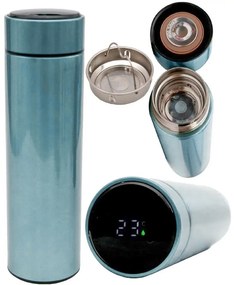 EH Nehrdz. termoska s teplomerom Temp 450 ml, červená