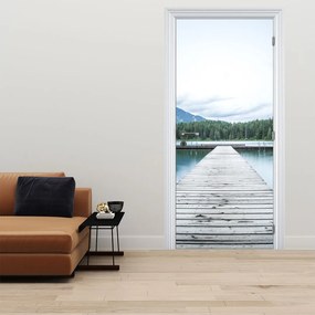 Fototapeta na dvere - Pri pohľade z móla (95x205cm)