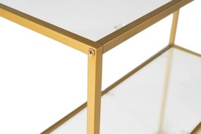 Dekoratívny stolík Berra Gold