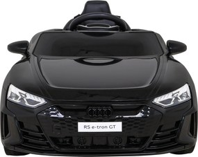Ramiz Audi RS E-Tron GT batéria čierna + diaľkové ovládanie + pohon 4x4 + rádio MP3 + LED + EVA