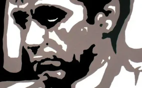 Ručne maľovaný POP Art obraz AL PACINO 120x80 cm