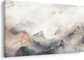 Obraz - Abstrakcia hôr s textúrou mramoru (90x60 cm)