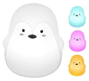 Rabalux 5410 - LED RGB Detská lampička BALOO LED/0,4W tučniak