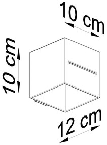 Stropné svietidlo LOBO 1xG9/40W/230V čierna