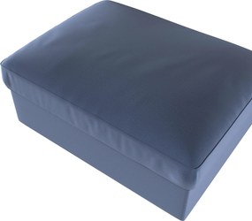 Poťah na podnožku Kivik farba produktu tmavomodrá látka zamatová