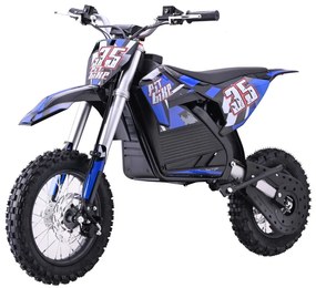 Elektrický detský PIT BIKE s batériovým motorom - modrý