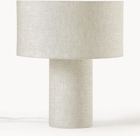 Ľanová stolová lampa Ron