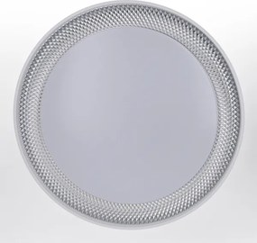 Brilagi - LED stmievateľné stropné svietidlo WALDO LED/48W/230V priemer 40 cm biela/strieborná s diaľkovým ovládaním