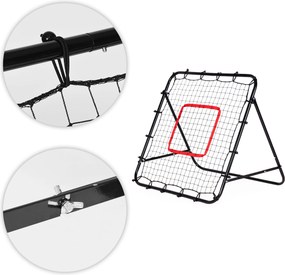 Futbalový rebounder (trenažér) 100x100 cm MOVEPRO – sieť na nácvik prihrávok
