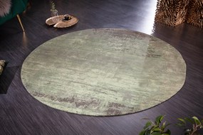 Koberec Modern Art 150cm okrúhly zelený béžový