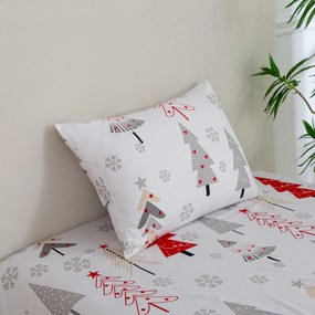 Dekoračná obliečka na vankúš JINGLE 50x70 cm, biela