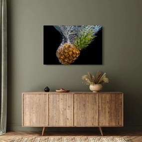 Obraz ananásu vo vode (90x60 cm)