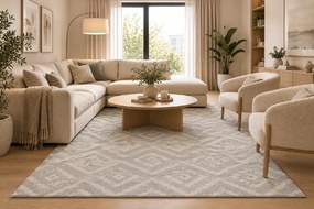 Koberec Boho 638 BEIGE/CREAM rozmery koberec: 80x150 cm